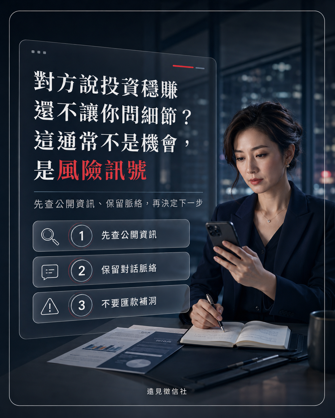 先停匯款，再找正式管道